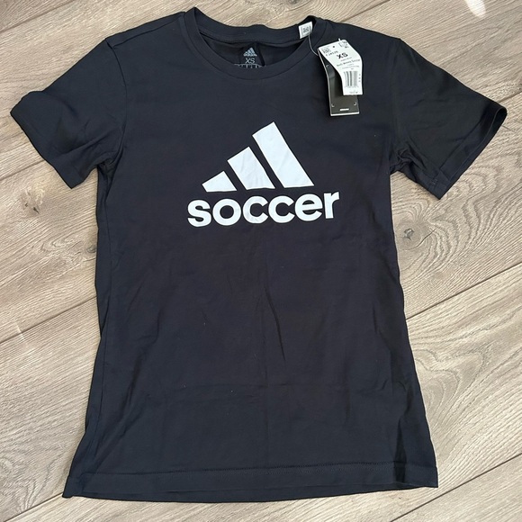 adidas Tops - NWT Adidas Women's Black Soccer Shirt Size XS